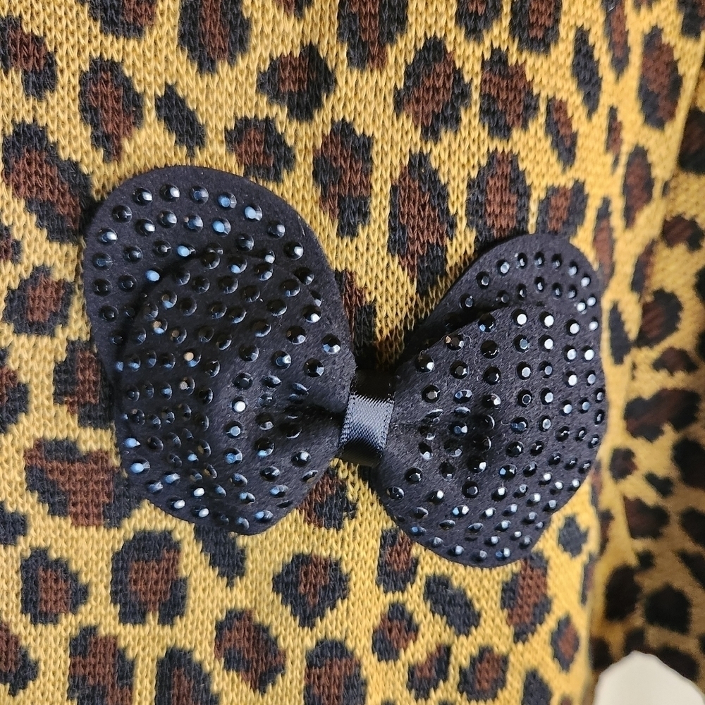 LUCKY 13 NWT TIME TO KILL CROPPED LEOPARD CARDIGAN Size Medium - Picture 9 of 10